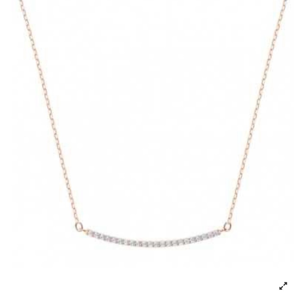 Swarovski Gold and Silver Bar Necklace